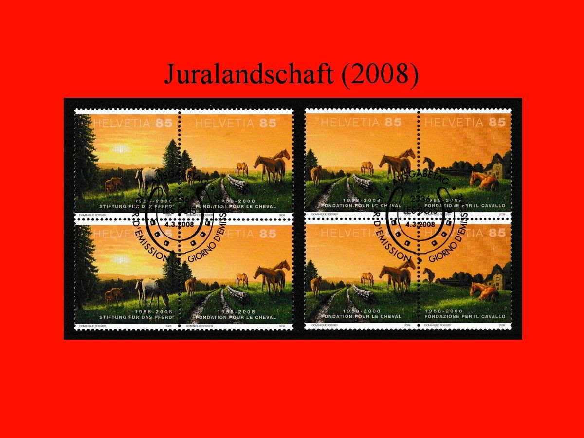 Alle Briefmarken: Viererblock - Serie "Juralandschaft" (208) – Neu (gemäss Beschreibung) aus Dübendorf von Jumbo1990