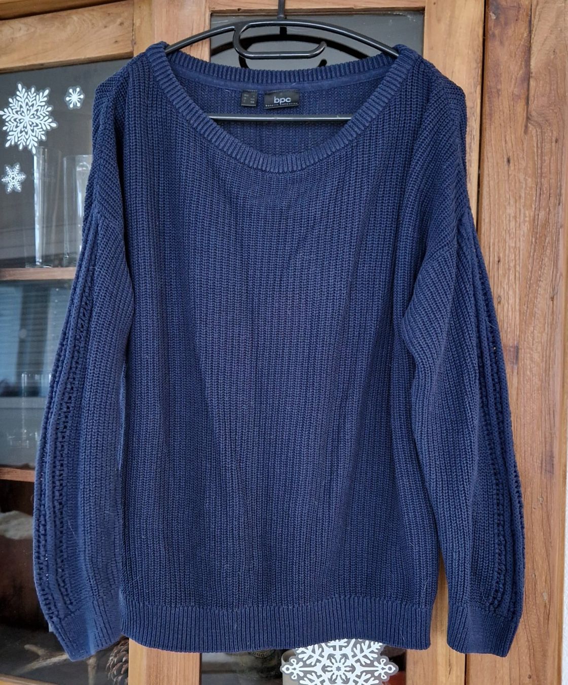 Pulls & Sweat-shirts: Pullover Grobstrick Bonprix, Lochmuster an Ärmeln,Gr.40 – D'occasion à Siblingen par Vany_McDougall 1