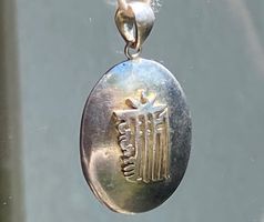 Schutzamulett aus 925 Sterling Silber Handgefertigt in Nepal