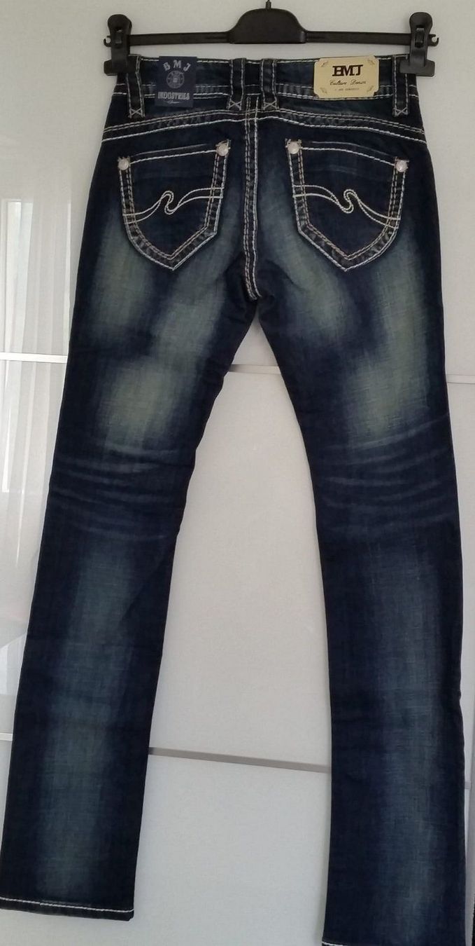 Jeans: Jeans Blue Monkey Gr. W27/L34 Neu – Nuovo e nell'imballaggio originale da Ibach venduto da languete 1