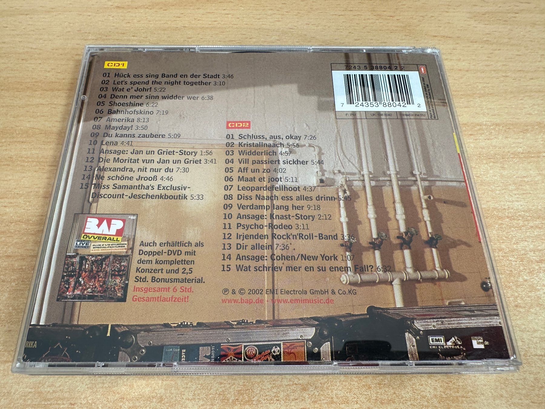 CD: X0 BAP – Övverall - 2 CD – Usato da Rikon im Tösstal venduto da Alpenmutz 1