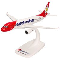 Herpa Snap-Fit Flugzeugmodell Edelweiss Airbus A320 (1:200)