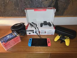 Console Nintendo Switch avec jeux et accessoires inclus
