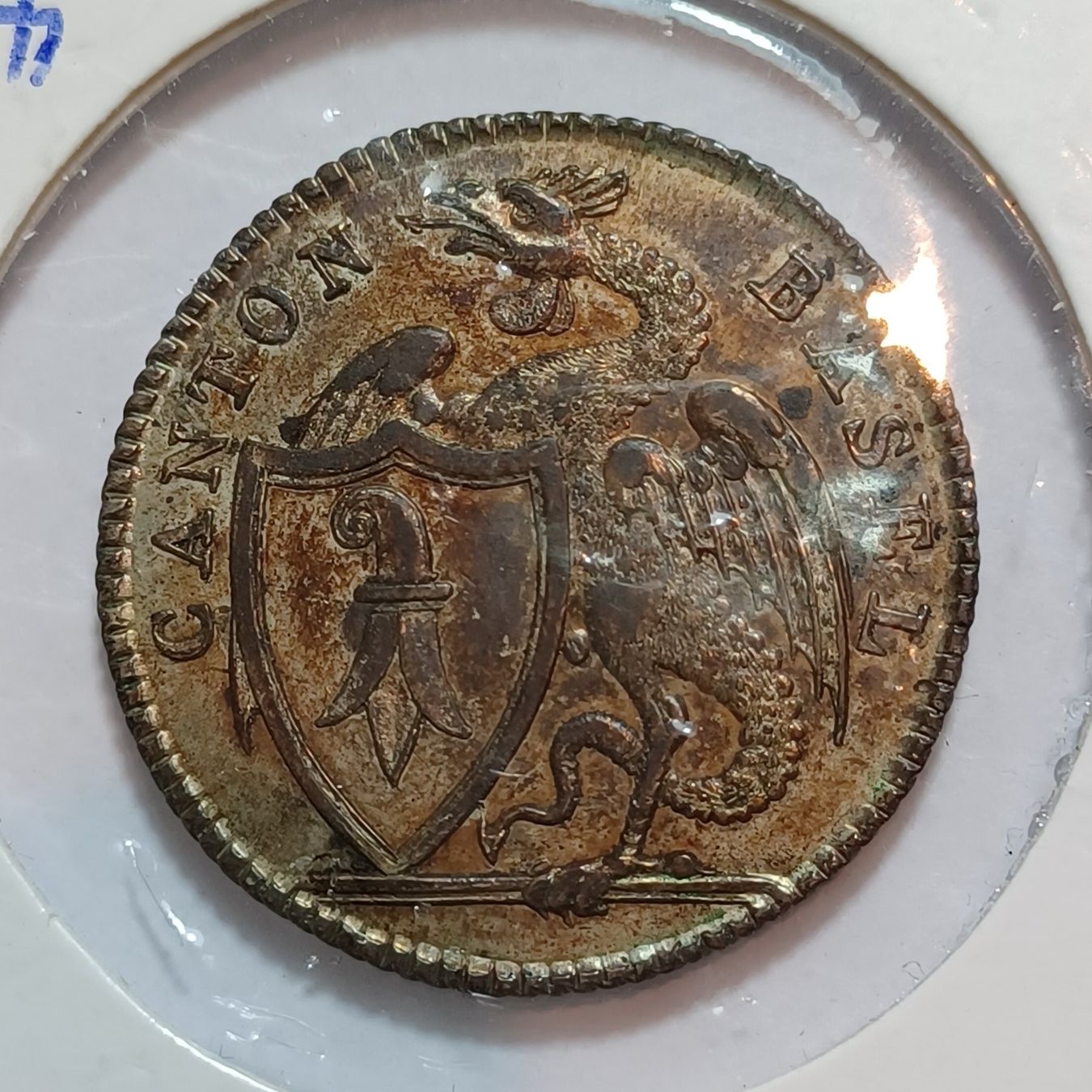 Tutti le monete: 5 Batzen 1810 Basel vz – Usato da Pfäffikon ZH venduto da Welt_Muenzen 1