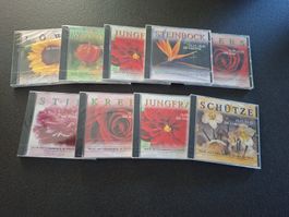 9 CD Entspannungsmusik, div. Sternzeichen