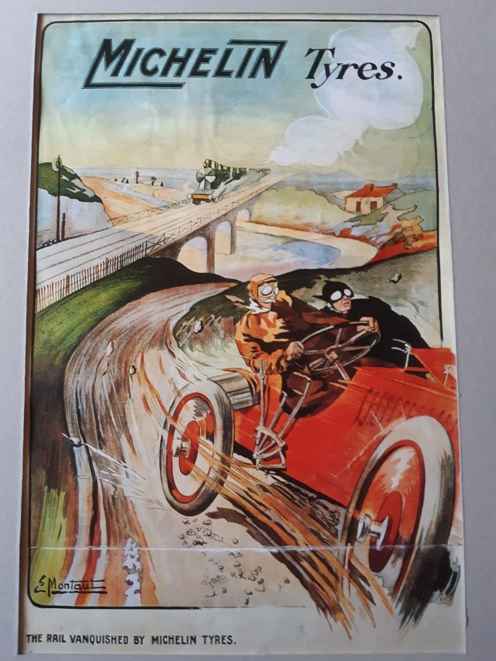 Grafica & Litografie: Werbung Michelin Pneu Druck – Usato da Grindelwald venduto da carro5