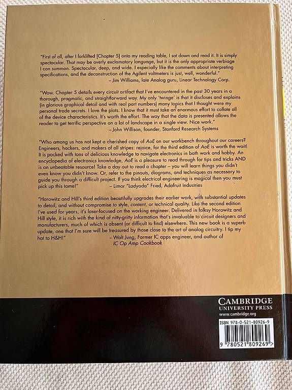 Libri: The Art of Electronics, 3rd Edition – Usato da Attalens venduto da lpf_pxg6 1