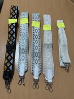 Taschenriemen Set, 5 Stück, verschiedene Designs, neuwertig.