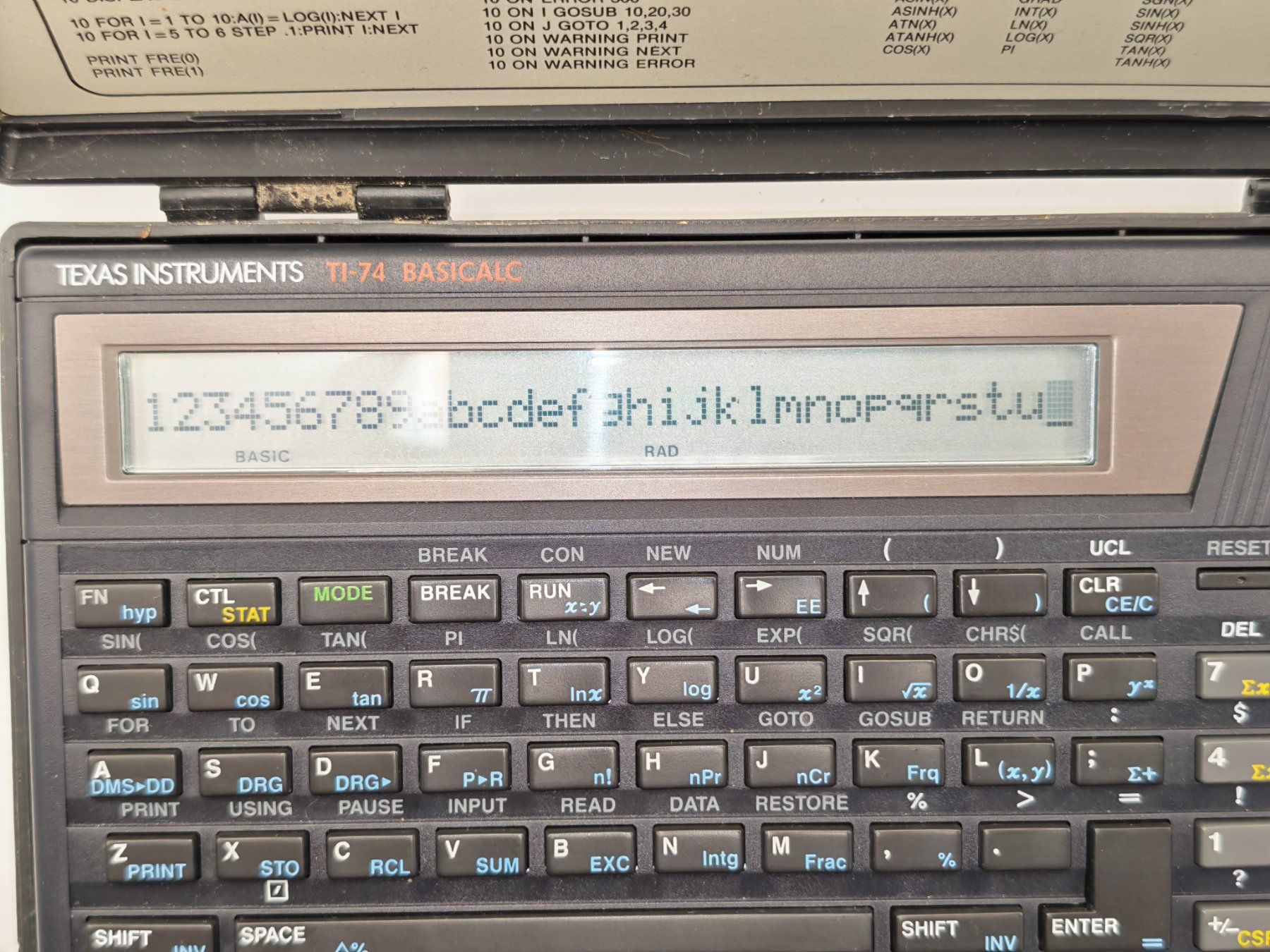 Texas Instruments Calcolatrici tascabili: Taschenrechner Texas Instruments TI-74 BASIC – Usato da Thun venduto da Kankii 5