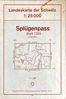 LK 1_25.000 Bl. 1255 Splügenpass 1965