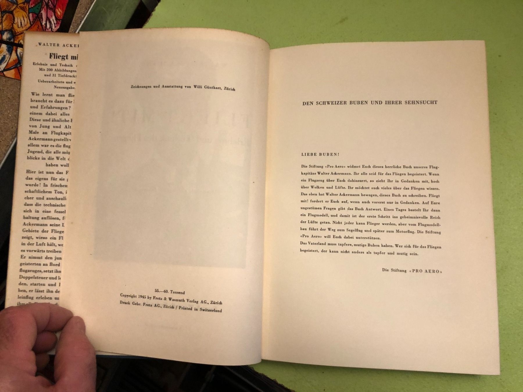 Libri: Walter Ackermann: Fliegt mit! – Usato da Zürich venduto da allp 4