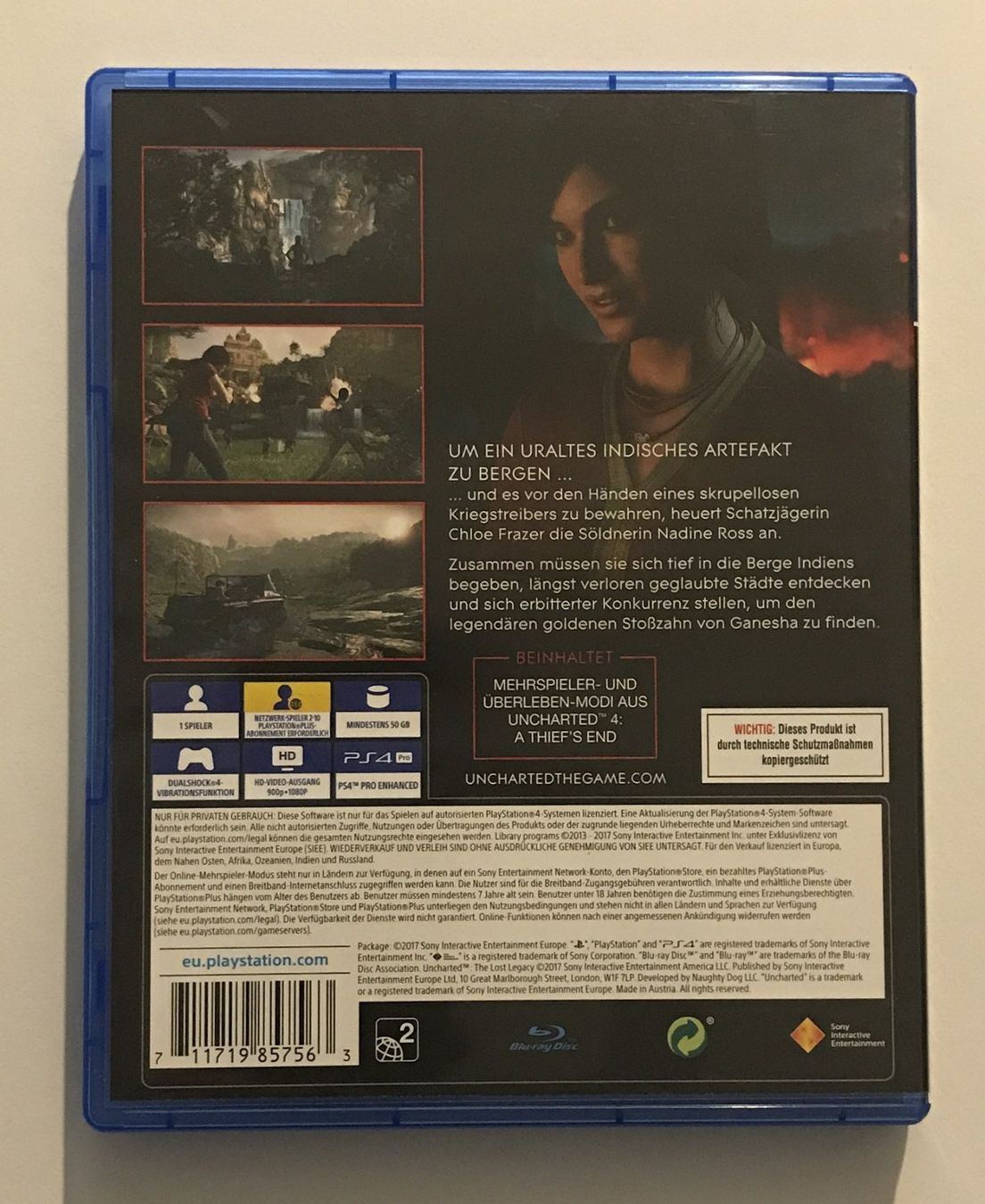 Spiele: PS4 - Uncharted: The Lost Legacy – Gebraucht aus Allschwil von Bullach 2