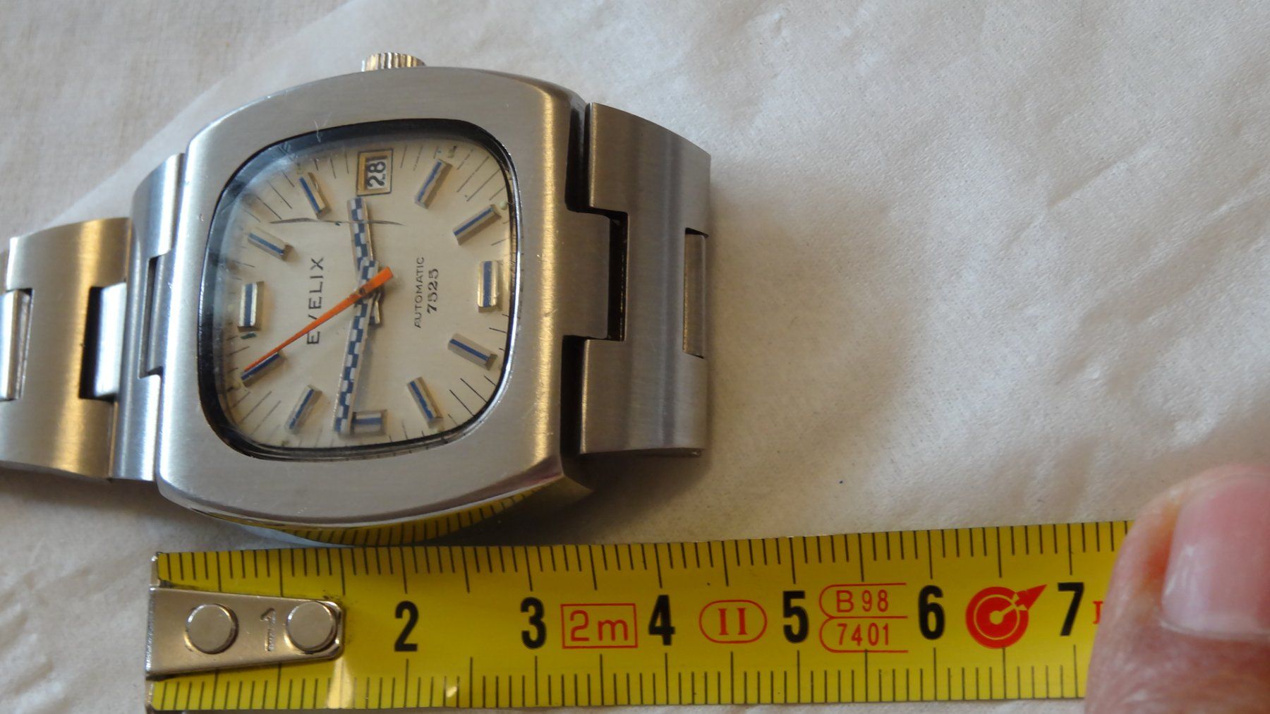 Orologi: EVELIX HERREN UHR.AUTOMATIC.DATE.LÄÜFT--35X36MM – Usato da zürich venduto da ahmad01 4