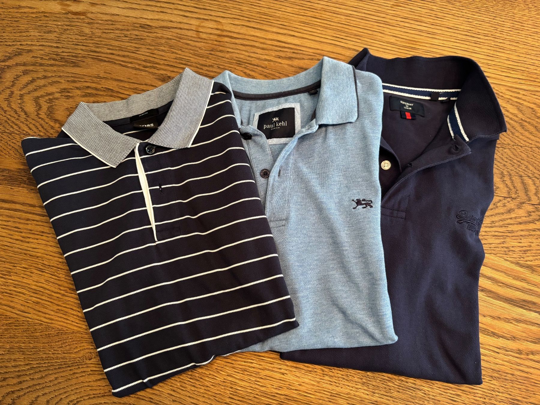 Polo-Shirts: 3er Set Herren Polo Shirts, Gr. S – Gebraucht aus Baar von Kevin06