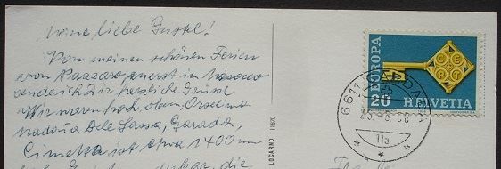 Cartoline postali: CARDADA Luftseilbahn & Sessellift – Usato da Jona venduto da philajona 1