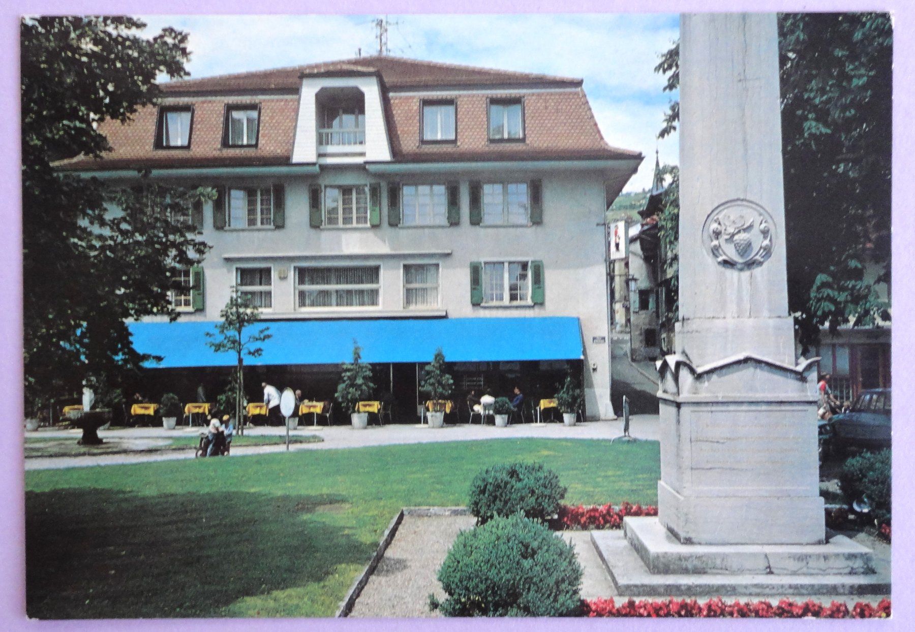 Cartoline postali: Hôtel-Rest. Major Davel, Cully – Usato da Fétigny venduto da Billy2miny