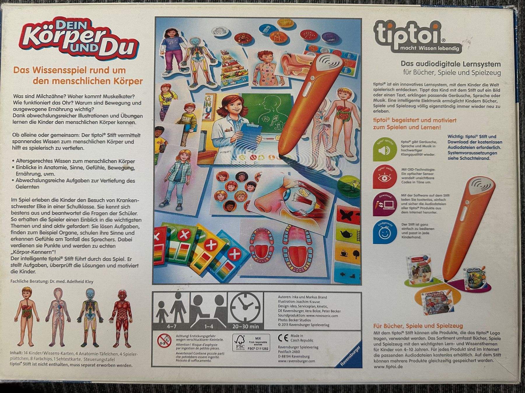 Tiptoi Giochi: Dein Körper und Du - tiptoi Lernsystem – Usato da Dierikon venduto da Butcherboy 1