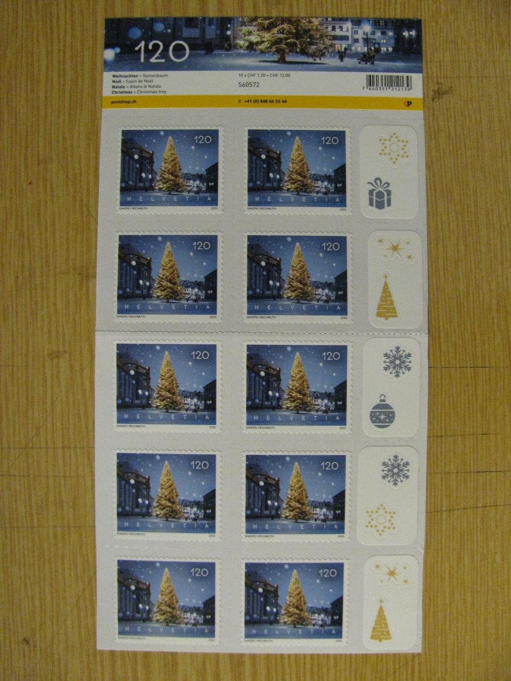 Tous les timbres: Markenheftli **2025 – Neuf (Voir description) à Biel/Bienne par QBORNES63
