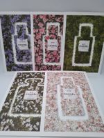 ✨ Magnifique Lot - 5 Cartes Postales Collection CHANEL -Neuf