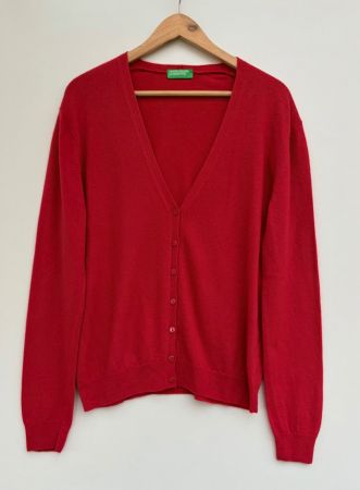 Benetton Wolle Strickjacke Gr.M