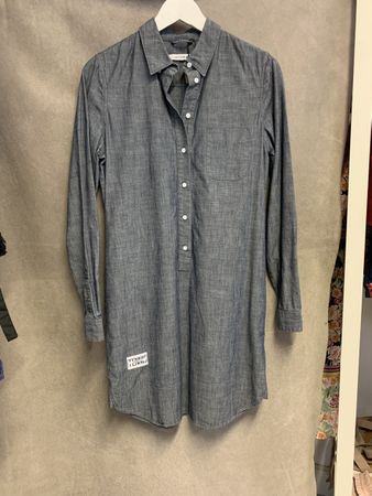 Lacoste grau Hemd Kleid Gr XS/S