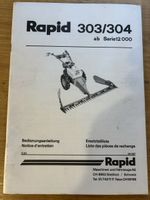 Rapid Bedienungsanleitung+ Ersatzteiliste
