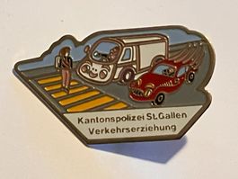 1 Pin Kantonspolizei St. Gallen Verkehrserziehung