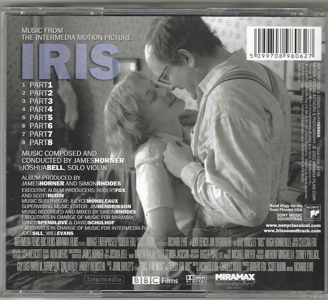 CDs: James Horner - Iris – D'occasion à Genève par CDLPBookS 1