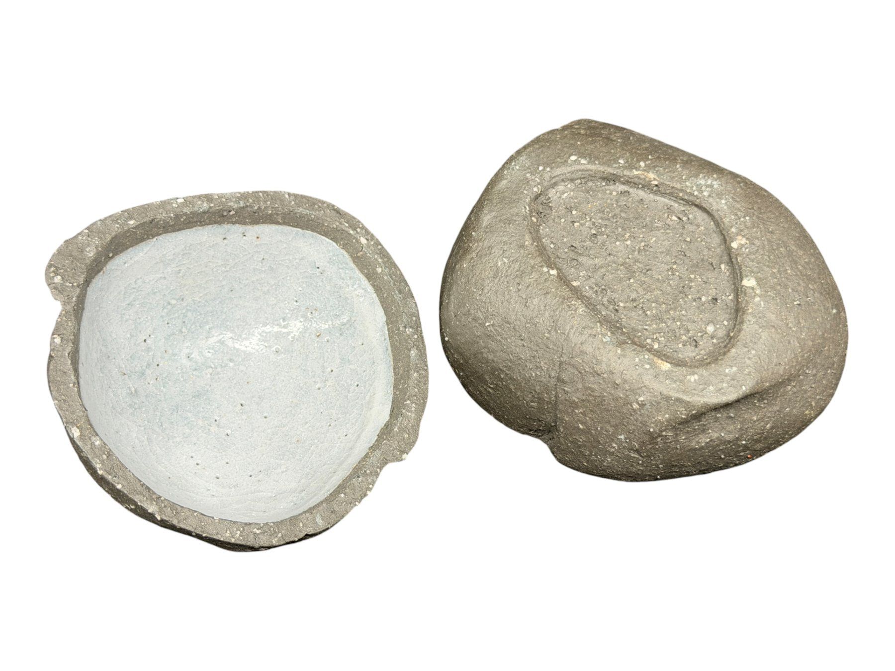 Schmuckkästen: Boîte à bijoux en grés représentant un crabe sur un rocher – Gebraucht aus Morges von deco.vintage 7