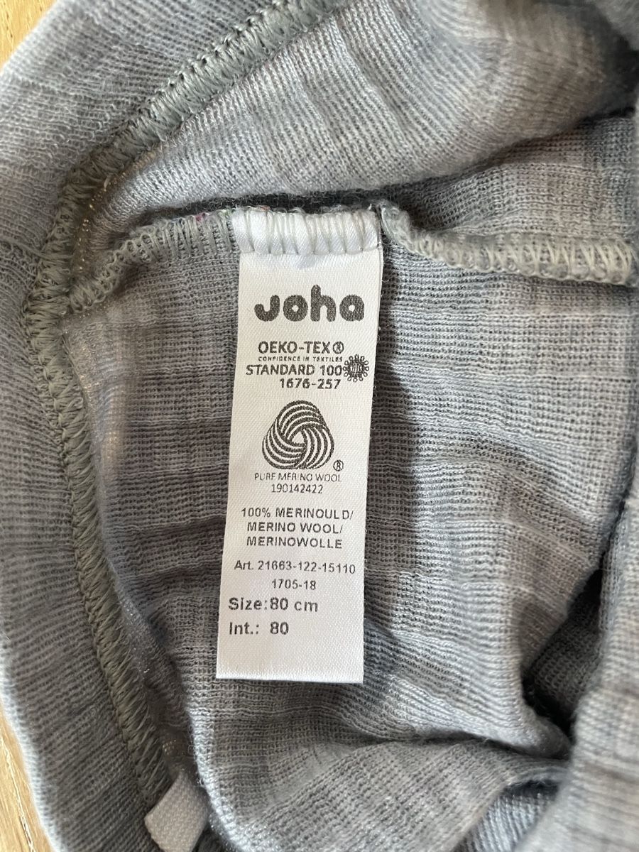 Joha Pantaloni: Joha 100% Merino Wool Footed Pants, Size 80, Grey Winter. – Nuovo (secondo la descrizione) da Zürich venduto da Martuski 2
