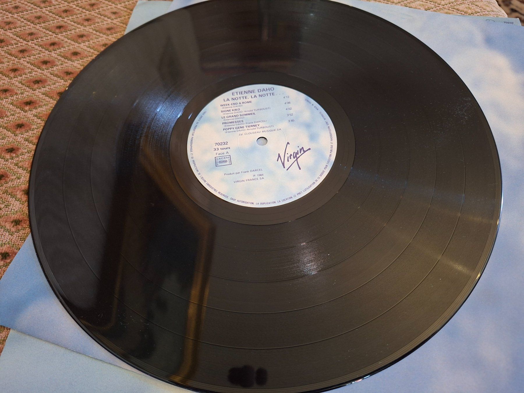 Vinyles: French Pop Rock - Etienne Daho - La Notte, La Notte...- E – D'occasion à Bernex par Wannabehasbeen01 3
