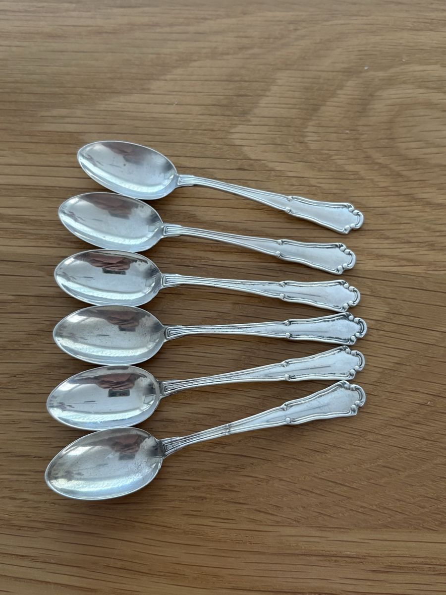 Set di posate: 6 cucchiaini argento 800,  – Usato da S. Antonino venduto da LIKA91 3