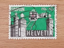 Timbre CH 1956 (1. III.) N° 325 - Tunnel du Simplon (b)