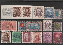 Lot Pro Juventute mit Vollstempel