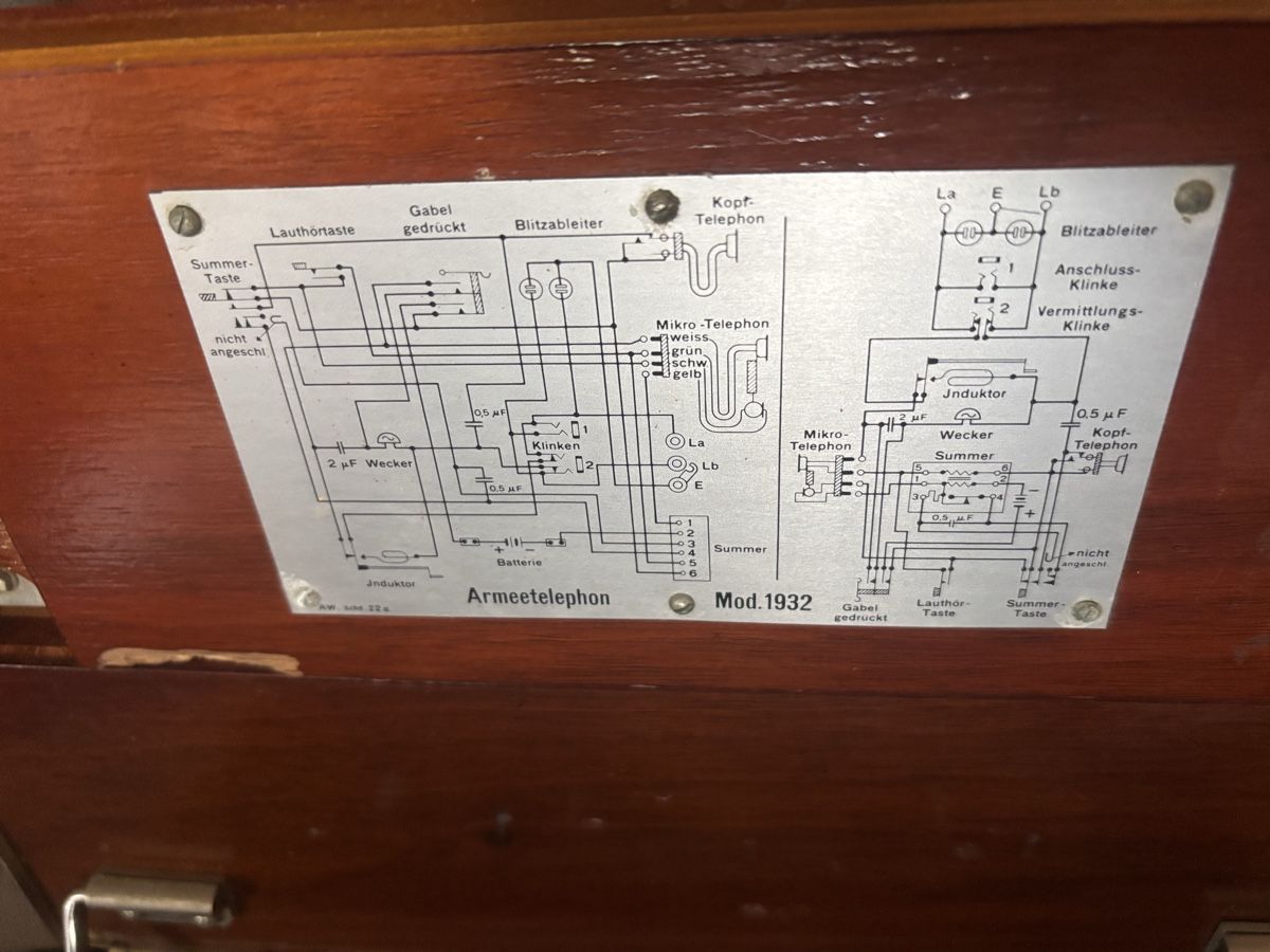 Telefoni: Téléphone Militaire 1932 – Usato da Mézières VD venduto da P-M-C 2