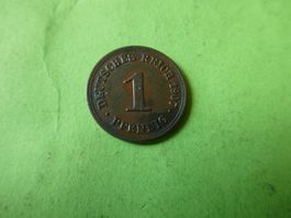 Dt. Reich 1907 D, 1 Pfennig