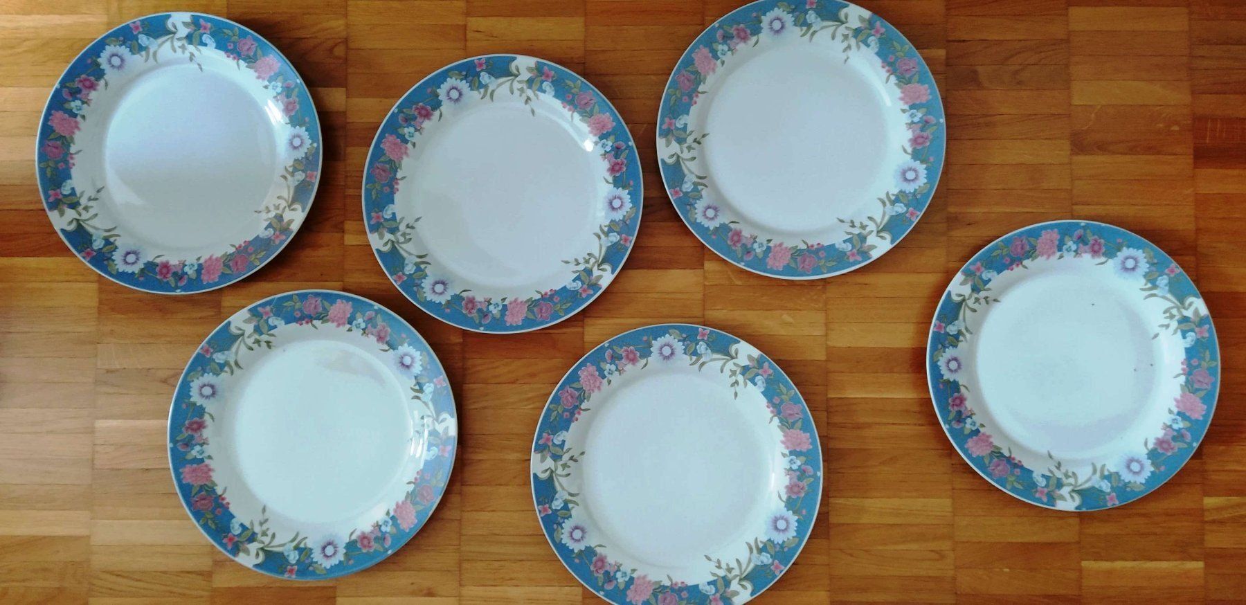Assiettes: Teller mit Blumendekor - 6 Stück - – Neuf (Voir description) à Zürich par 1-2-3-Kaufen
