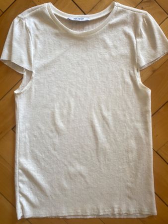Top zara off white taille M