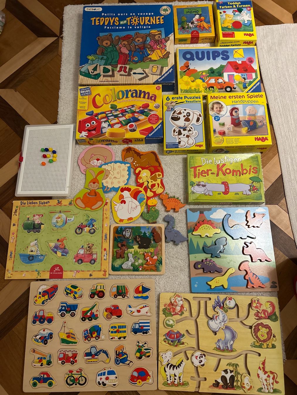 Giochi: Grosses Spiele-Set 2-5 Jahre – Usato da Degersheim venduto da Principessa_90