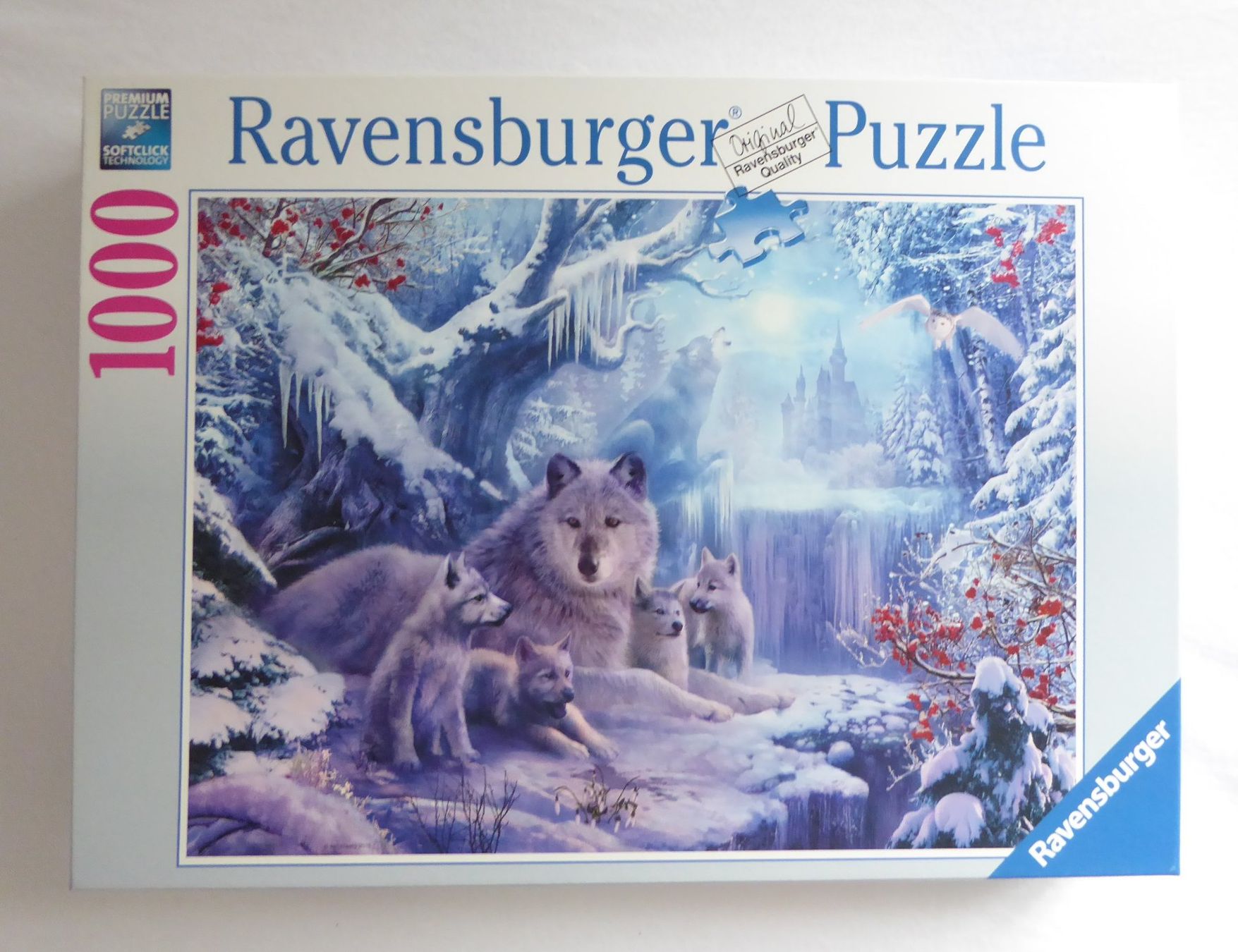 Ravensburger Puzzle: Ravensburger PUZZLE - Winterwölfe – Usato da Mauren venduto da Yeelen