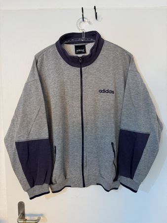 Adidas Oryginals Vintage Grau pullover Gr L boxy fit F180 
