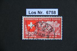 CH 1939 Ortsstempel mit Datum                       Los 6758