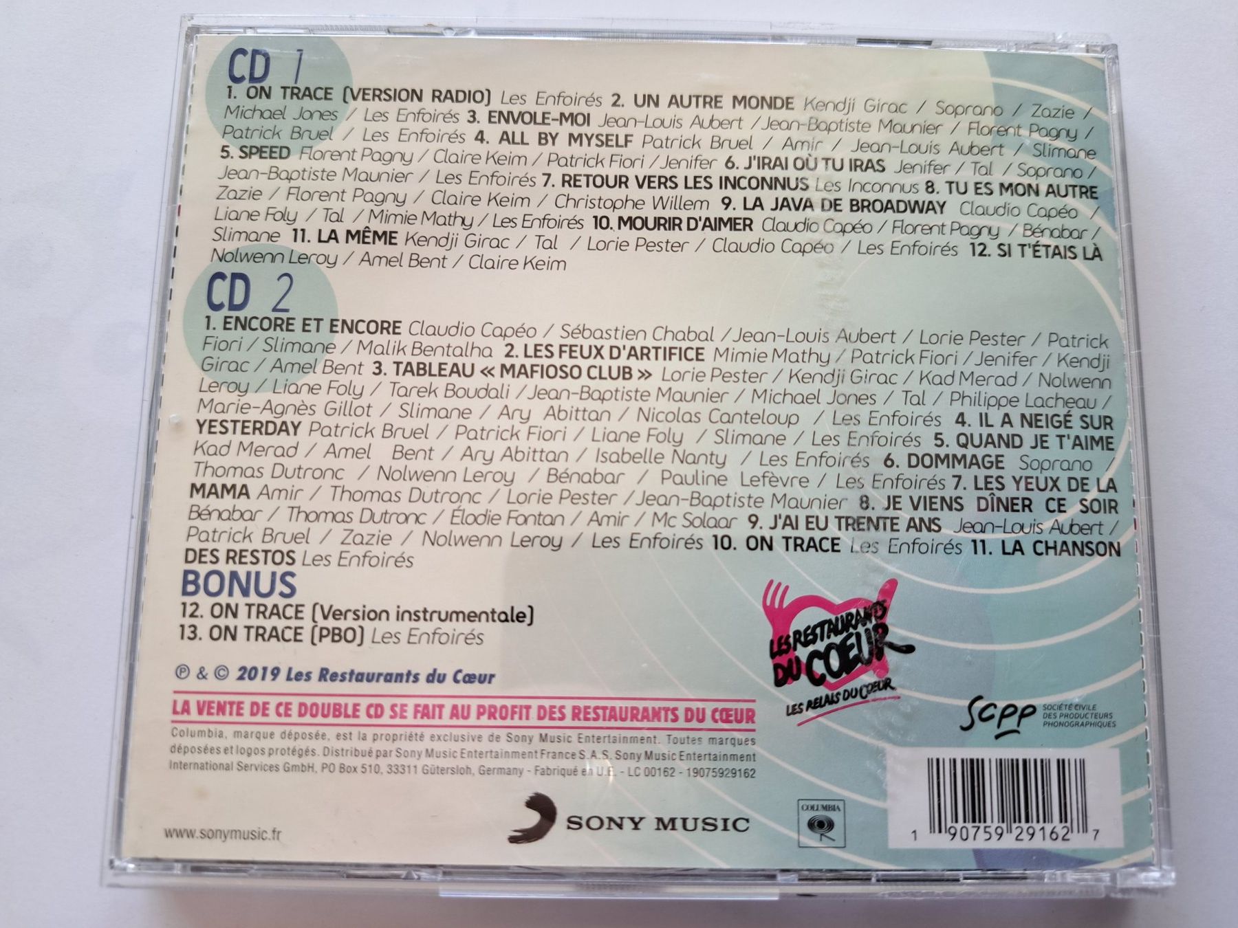CD: Cd 2019 - Le monde des enfoirés – Usato da Pully venduto da bro_n52j 1