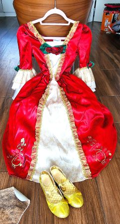 Original Disney Prinzessin Kleid & Schuhe Set 10 Jahre/146