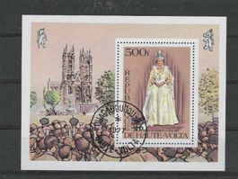 OBER VOLTA 1977 GEST. QUEEN ELISABETH II