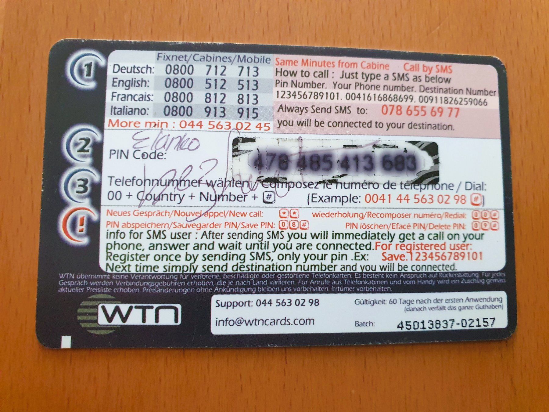 Schede telefoniche: TAXCARD / PREPAID - SCHWEIZ – Usato da Brüttisellen venduto da Nighttrain 1