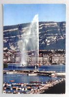 Genève - Le Jet d' Eau et le Mt Salève