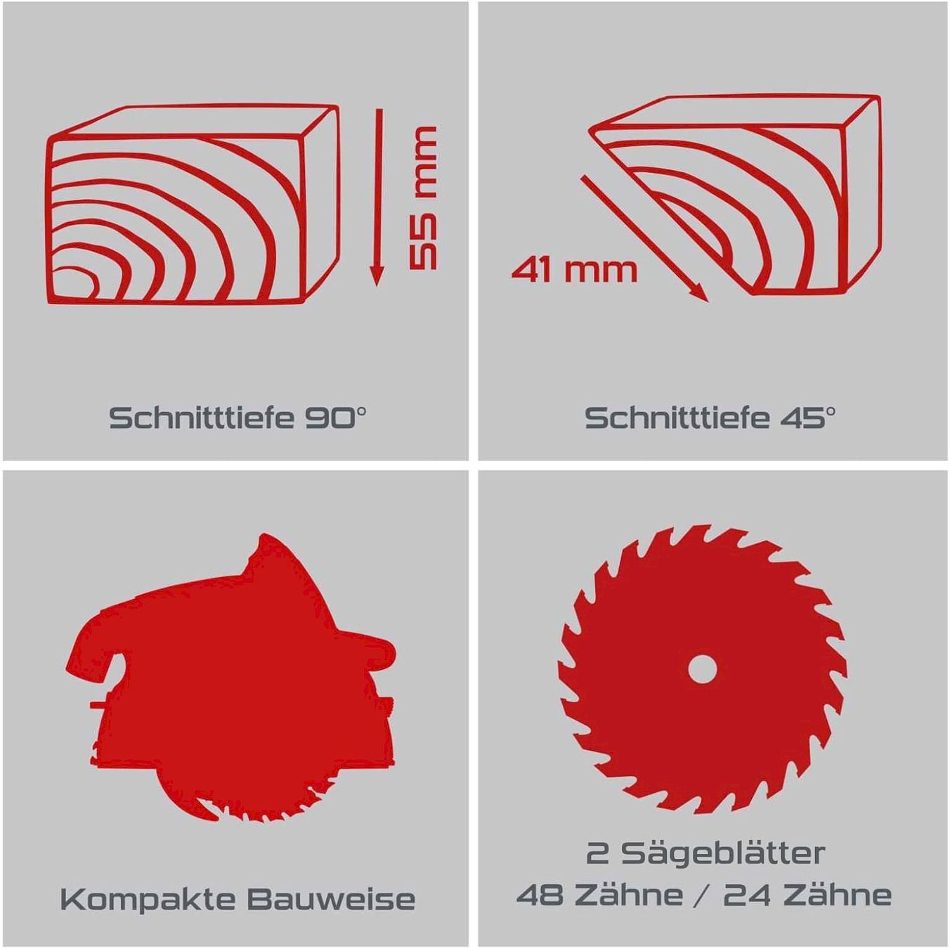 Scies: Practixx Tauchsäge TS55 – Neuf avec emballage d'origine à Bottighofen par zaap 2