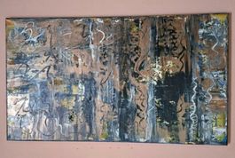 Abstraktes Bild handmade 40×70