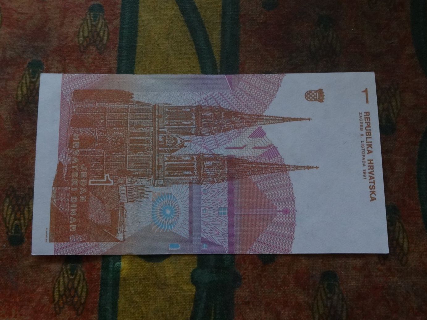 Banconote: CROATIE  1  Dinar  Billet – Usato da Romanel-sur-Lausanne venduto da Swift13 1